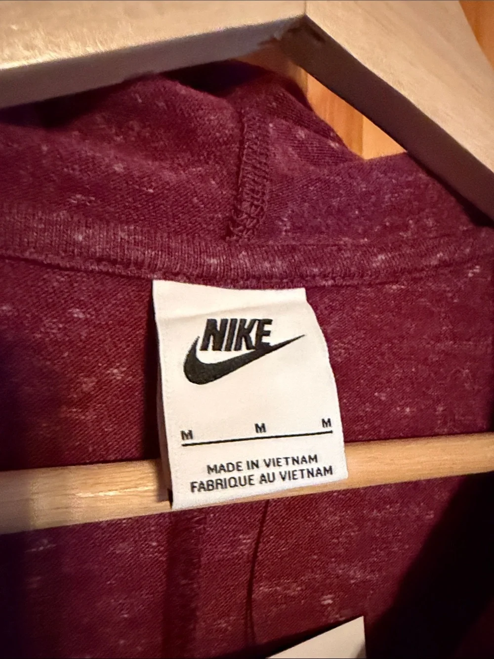 Nike MN Gophers Hockey Maroon Full-Zip Lightweight Hooded Sweatshirt NWT